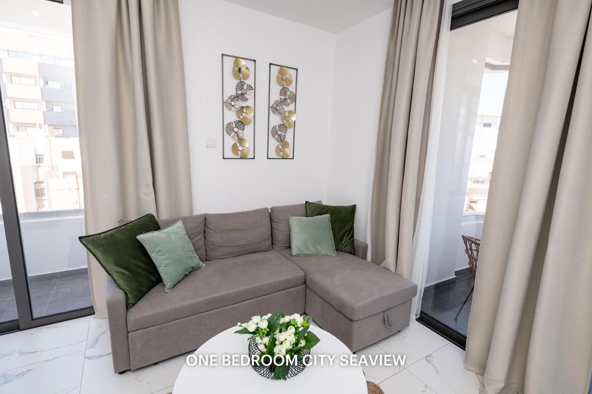 Lazuli City & Seaview Apartments Ларнака Номер фото